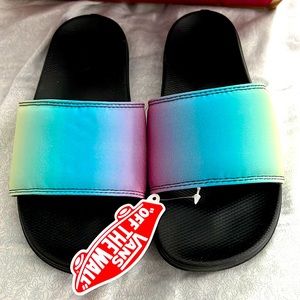Vans Womens ombré slides size 7